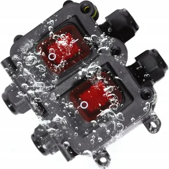 Bezpečnostní kamera WODOODPORNY PRZEŁĄCZNIK IP66 20A 110V PRO ZAHRADU – ODOLNÝ VODĚ A PRACHU