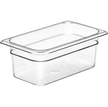 Dóza na potraviny Cambro Nádoba Camwear GN 1/4 z polykarbonátu, Cambro, GN 1/4, 2,5L, Průhledná, 162x265x(H)100mm