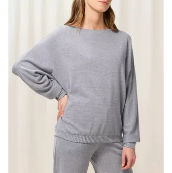 Dámský svetr Dámský svetr Thermal SWEATER šedý tmavě šedý melange (M034) 0038