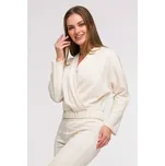 B292 Zavinovací mikina - vanilka EU S