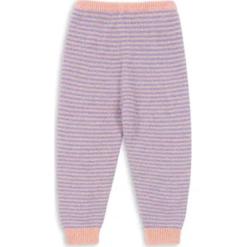 Dětské tepláky ze směsi vlny "Purple / Pink" Konges Sløjd VELIKOST: 7-8 let