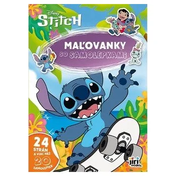 omalovánky Maľovanky A4 so samolepkami Stitch