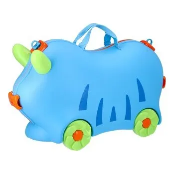 Dětský kufr Valleta, ABS - modrý