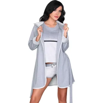 Dámský župan Dámský župan Jayanti - LivCo CORSETTI FASHION šedá S/M