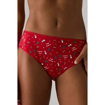 Kalhotky Dámské vánoční kalhotky 19044 červená XL