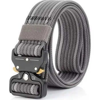 Opasek Pánský plátěný pásek Military pásek Molitor Šedý