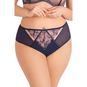 Kalhotky Dámské kalhotky 821 Edna - GORSENIA tmavě modrá 4XL