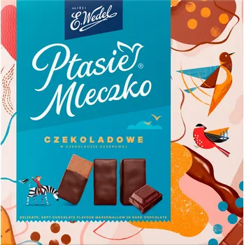 Bonbon E. Wedel Ptačí Pěnové Bonbóny čokoládové 360 g