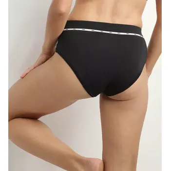 Kalhotky Dámské kalhotky DIM ICONS HIGHWAIST BRIEF - DIM - černá S