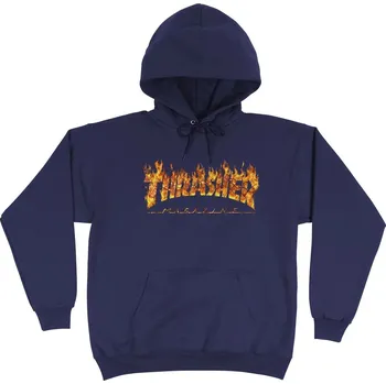 Pánská mikina thrasher Pánská mikina inferno po hood navy blue