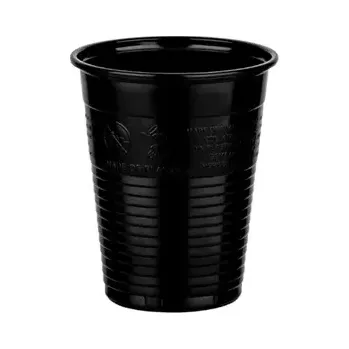 Jednorázové nádobí ORBIS Kelímky černé 180 ml 100ks