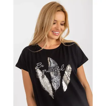 Dámská halenka Halenka RV BZ 8921.66 černá L/XL