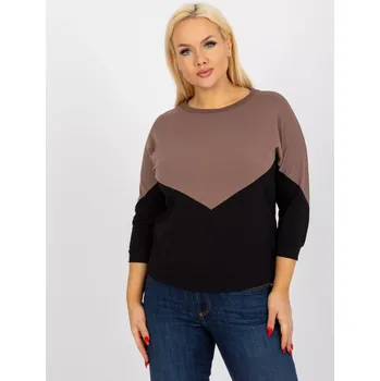 Dámská halenka Halenka RV BZ 8462.40P hnědá jedna velikost