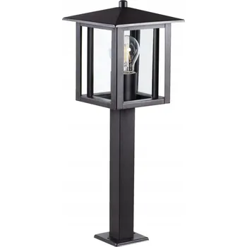 Venkovní osvětlení Kvadratický osvětlovací sloupek Kanlux E27 50 cm černý