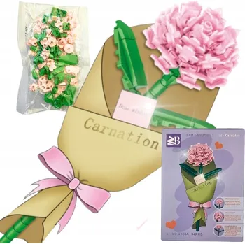 ostatní stavebnice STAVEBNICE KOSTRUKČNÍ KVĚTINY KARAFIÁT PLASTOVÉ VZDĚLÁVACÍ DO VÁZY SADA