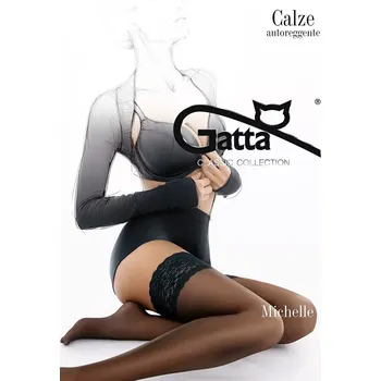 Dámské punčochy Punčochy Gatta Michelle nr 01 20 den přírodní/neobvyklé.Béžová 5/6-XL/XXL