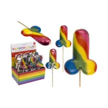 Rainbow Lollies, Pride - lízátko pindík duhový 85g