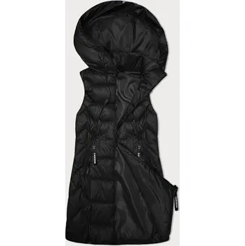 Dámská vesta Černá dámská vesta s odepínací kapucí Luxoria Warmth, odstíny černé XL (42) i392_23296-53
