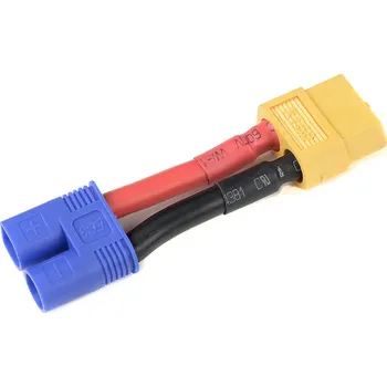 RC vybavení Revtec Konverzní kabel EC3 přístroj - XT-60 baterie 12AWG