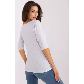 Dámská halenka Halenka EM BZ HS 21 90.02 světle šedá XL