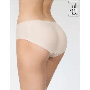 Dámské oblečení Dámské kalhotky Julimex Extra Boom 121 přírodní/neobvyklé.béžová XL