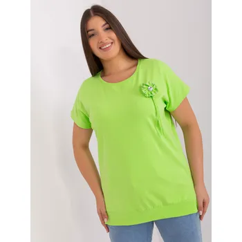 Dámská halenka Halenka RV BZ 8897.58P limetkově zelená jedna velikost