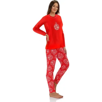 Dámské pyžamo Dámské pyžamo 2642/01 Červená 2XL