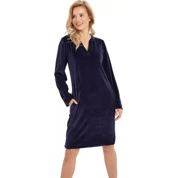 Noční košile 3028 Lauren - TARO tmavě modrá M