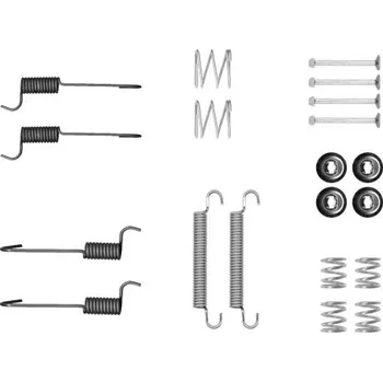 Brzdová čelist Sada příslušenství, parkovací brzdové čelisti TEXTAR 97048200