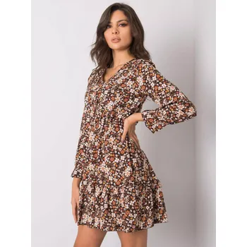 Dámské šaty Šaty TW SK BI 25624.20P černá a žlutá L