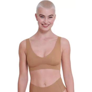 Podprsenka Dámská podprsenka Bralette Zero Feel beige - Sloggi béžová XL
