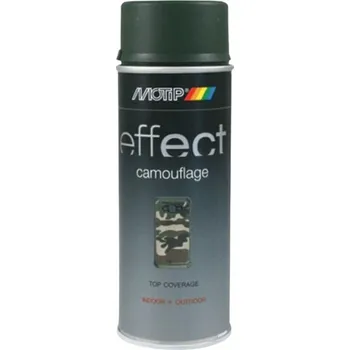 Barva ve spreji MOTIP MILITARNÍ LAK KAMUFLÁŽ SPRAY RAL 6031 ZELENÁ KHAKI