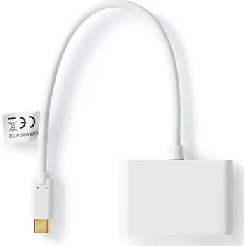 USB hub USB Multiport Adaptér | 2-in-1 CCGB65960WT02 Nedis