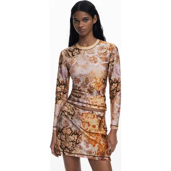 Dámské tričko Dámské triko DESIGUAL 25WWTK58 7008 TS ROMANTICA Velikost: S