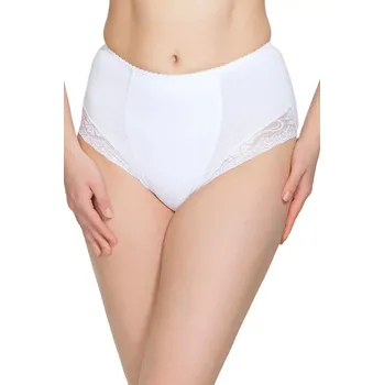 Dámské stahovací prádlo Stahovací kalhotky Ela white plus - MITEX Bílá 4XL