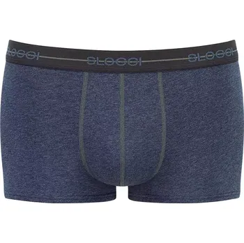 Boxerky Pánské boxerky Start Hipster C2P box - UNKNOWN - černé/modré V004 - Sloggi UNKNOWN 8