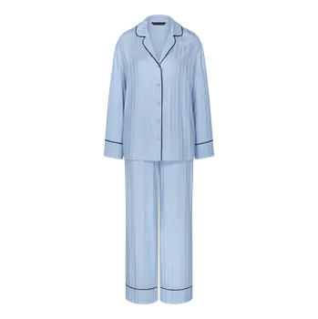 Dámské pyžamo Dámské pyžamo Amourette Jacquard PW - Triumph bleděmodrá (00SA) 0042