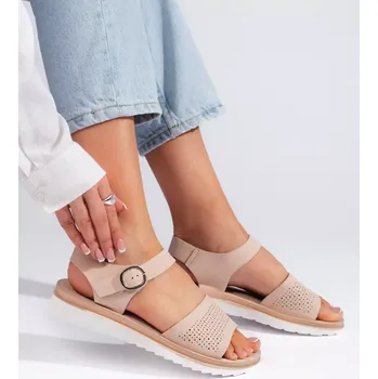 Dámské sandále Designové sandály dámské růžové platforma 39