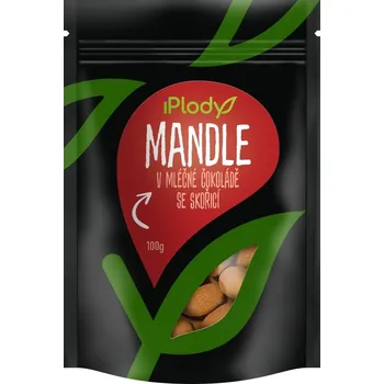 iPlody Mandle v mléčné čokoládě se skořicí 100g