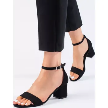 Dámské sandále Pěkné dámské sandály na širokém podpatku 40