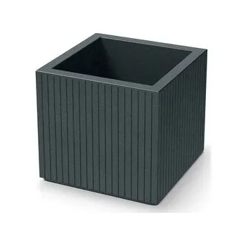 Květináč Květináč CORO SQUARE 40 cm - barva: grafit
