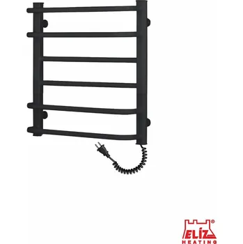 Sušák na prádlo ELÍZ EBS 6/55 AF-B elektrický sušák ručníků, černý, IP44, 109 W