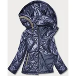 Tmavě modrá dámská bunda plus size (B8013-72) odstíny modré 46