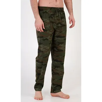 Pánské pyžamové kalhoty Army khaki XXL