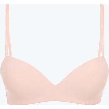 Podprsenka Dámská podprsenka Wireless Push-Up Bra Seductive Comfort 000QF6017E A4E broskvová - Calvin Klein 75D
