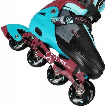 Kolečkové brusle Nastavitelné modré kolečkové brusle velikost S (31-34) Nils Extreme – lehké a odolné