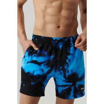 Pánské plavky Atlantic KMB-227 barva:modročerná S