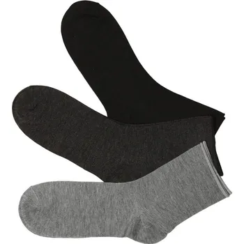 Pánské ponožky Ponožky se zdravotním lemem LM2010B - 3 páry 43-47 vícebarevná