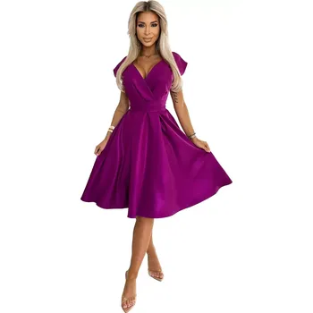 Dámské šaty Dámské šaty 348-8 SCARLETT - NUMOCO fuchsiová XXL