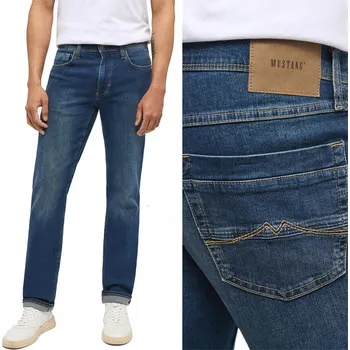 Pánské džíny Mustang Washington pánské rovné džíny, velikost 36/32